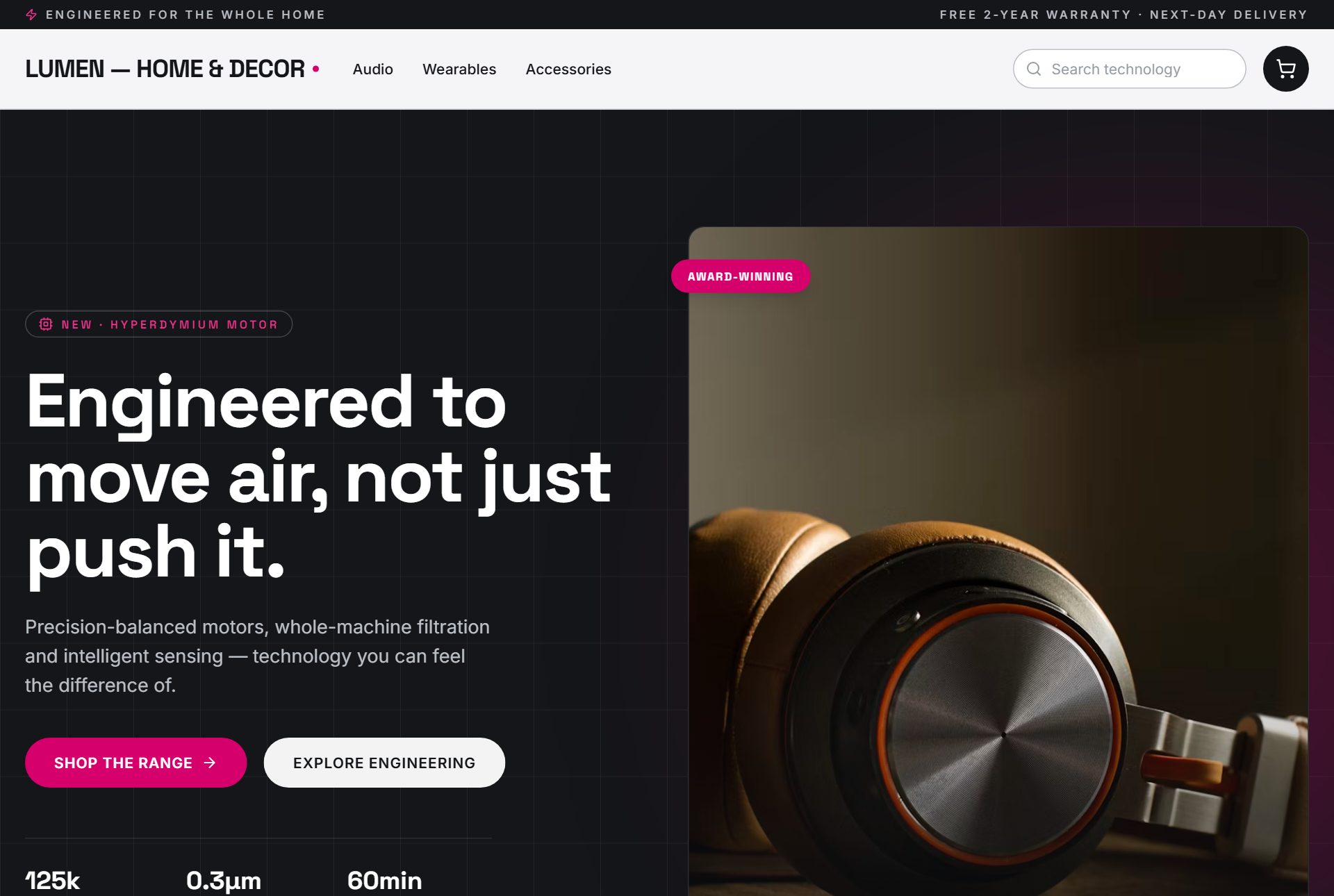 Lumen storefront preview