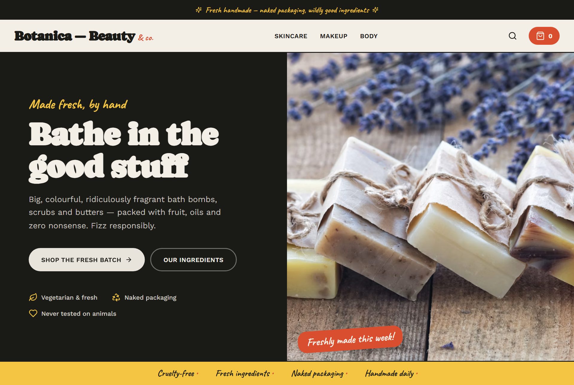 Botanica storefront preview