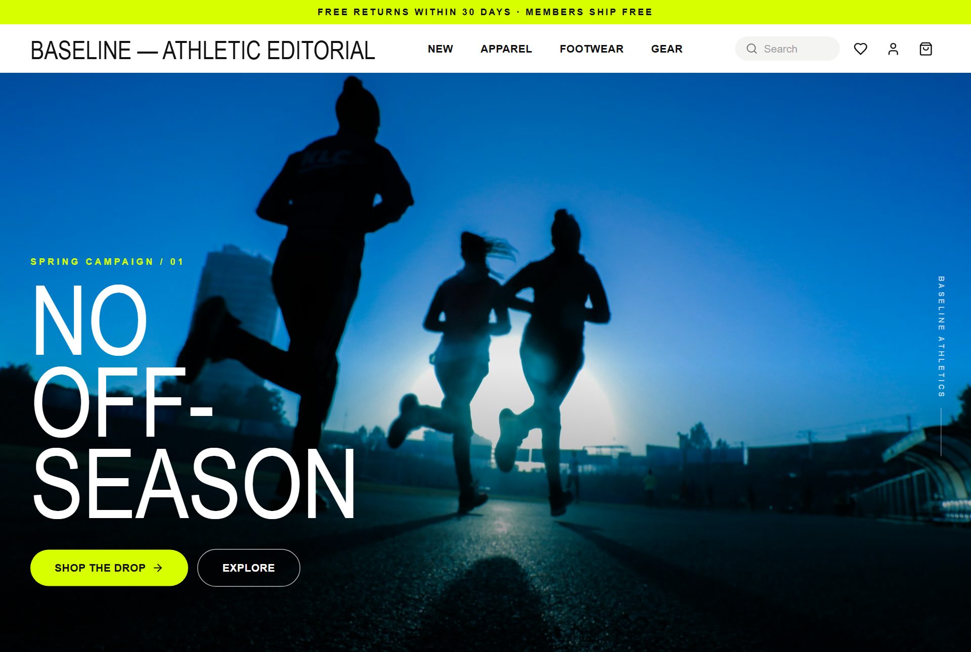 Baseline storefront preview