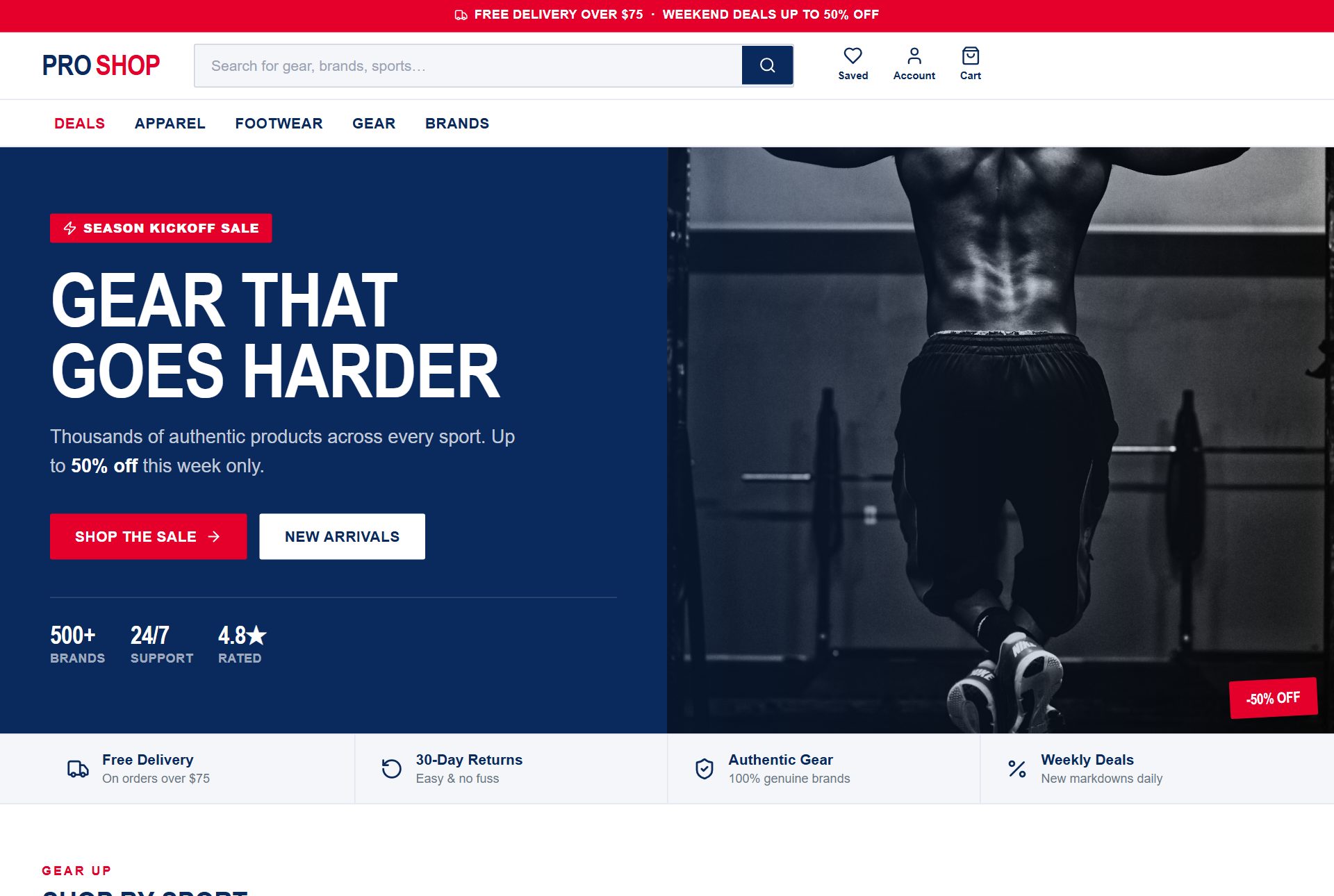 ProShop storefront preview